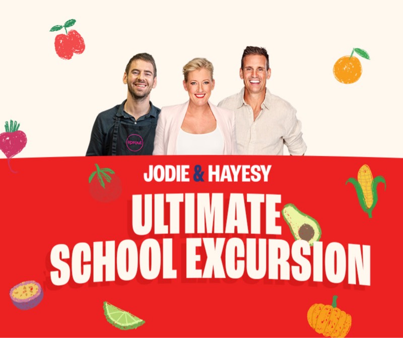 Promotional poster for Sprout Cooking School with Callum Hann